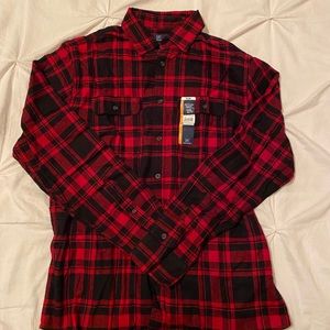 George Red&Black Flannel never worn